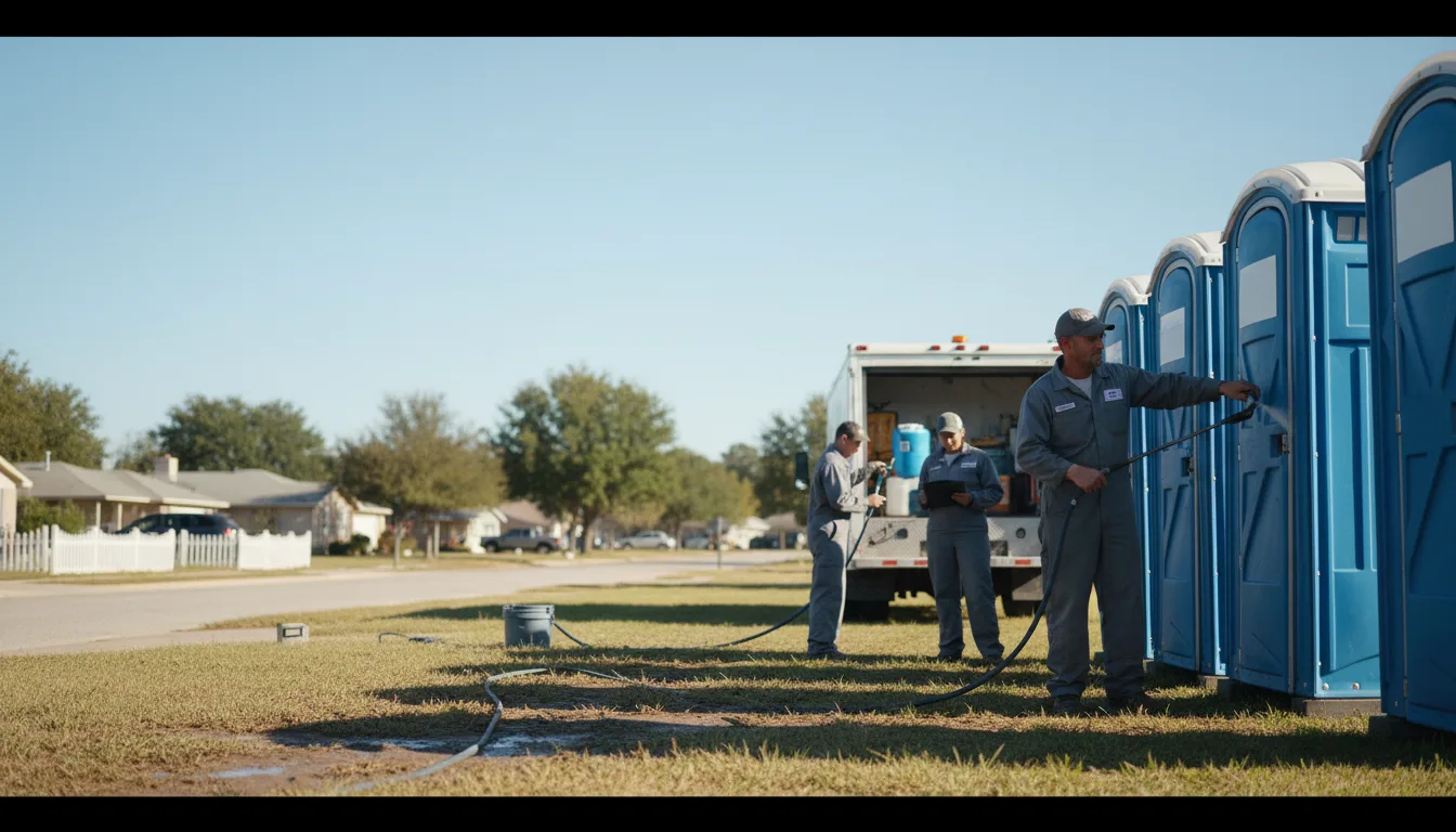 Long-Term Portable Toilet Rental in Ellery, IL near me
